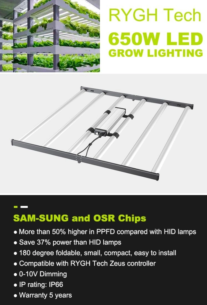 PRO LED 770W ETL Dlc Approval Dimmable Movable Folable Veg and Bloom LED Spyder Grow Lights