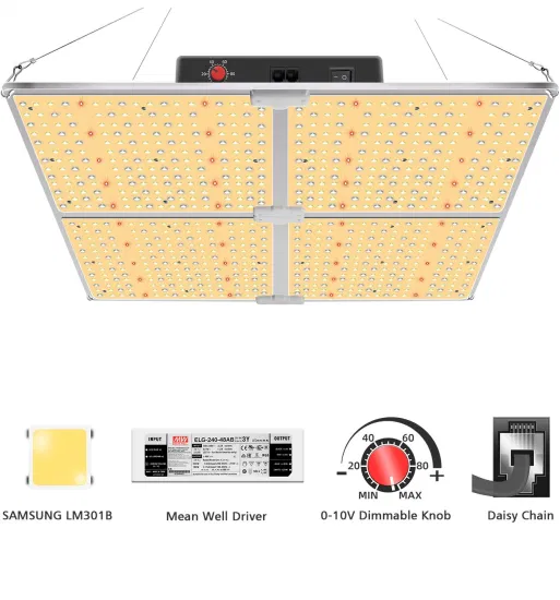 Le piante vegetali a spettro completo ad alta potenza coltivano la serra 200W 400W Hang LED fai da te Le migliori luci di coltivazione per interni